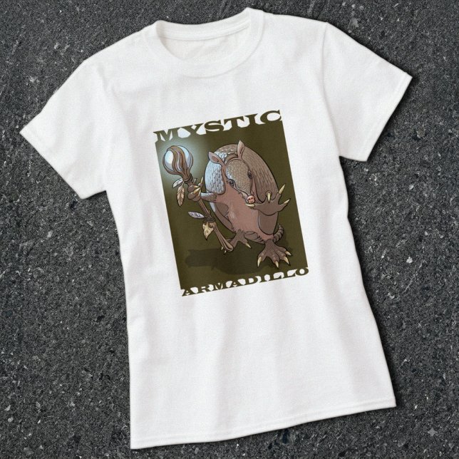 T-shirt Personnage de tatou mystique (Créateur téléchargé)