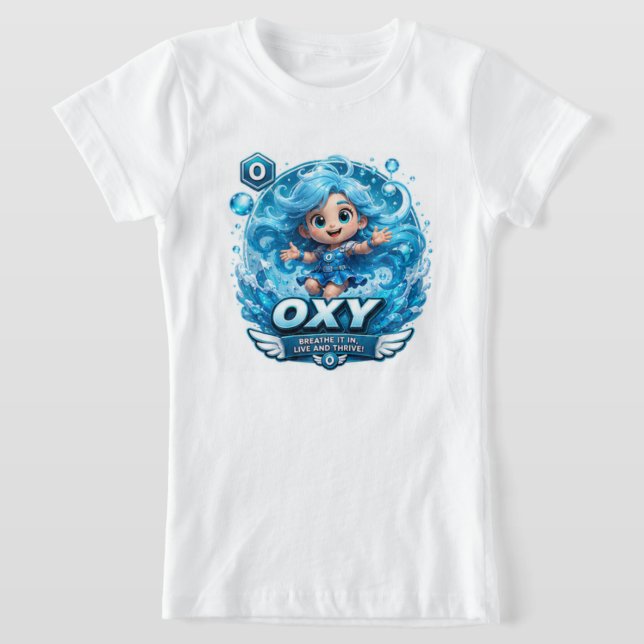 T-Shirt Personnage Oxygène ATOMIVRA  (Poser)