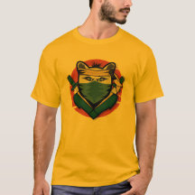 Personnages de chat morts Ninja Assassin