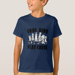 T-shirt Personnages de jeu d'échecs amusants