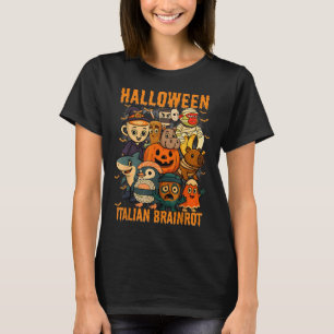 T-shirt Personnages de mème de brainrot italien Costume d'