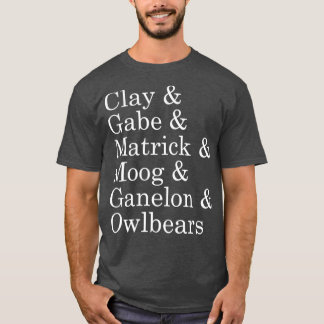 T-shirt Personnages des rois du monde