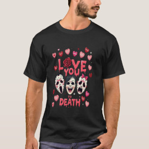 T-shirt Personnages d'horreur aux vibes de la Saint-Valent