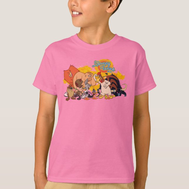 T-shirt Personnages et logo de Looney Tunes Show (Devant)