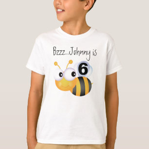 T-shirt personnalisable d'anniversaire de bourdon