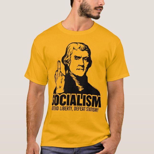 T-shirt personnalisable d'Anti-Socialisme de (Devant)