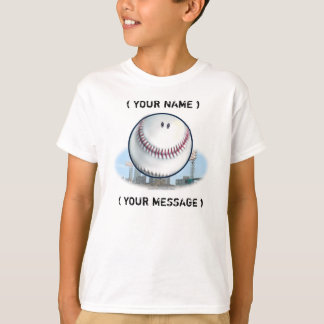 T-shirt personnalisable de base-ball