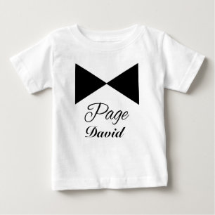 T-shirt personnalisable de garçon de page de
