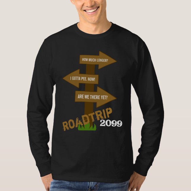 T-shirt personnalisable de promenade en voiture (Devant)