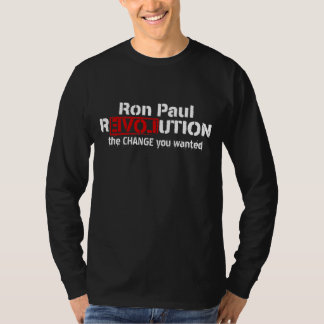 T-shirt personnalisable de révolution de Ron Paul