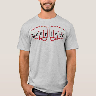 T-shirt personnalisable de tatouage d'articulation