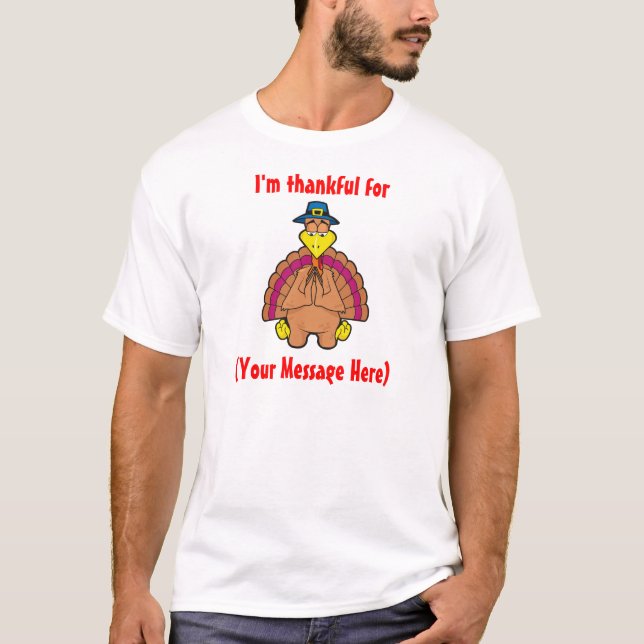 T-shirt personnalisable de thanksgiving (Devant)