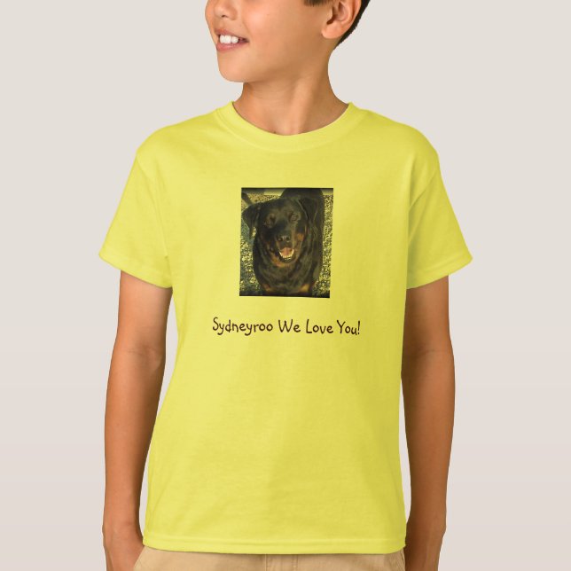 T-shirt personnalisable d'enfants (Devant)