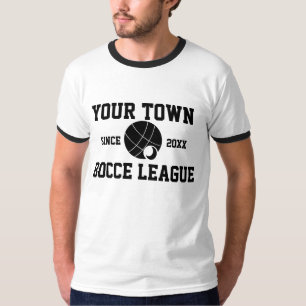 T-shirt personnalisable d'équipe de BOULE de BOCC