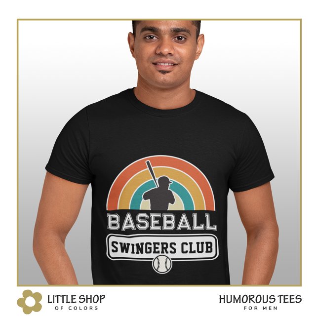 T-shirt personnalisable du Club de baseball Swinge (Créateur téléchargé)
