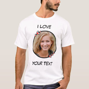T-shirt Personnalisable I Love Heart