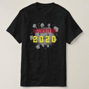 T-shirt Personnalisable j'ai survécu à l'explosion du 20xx
