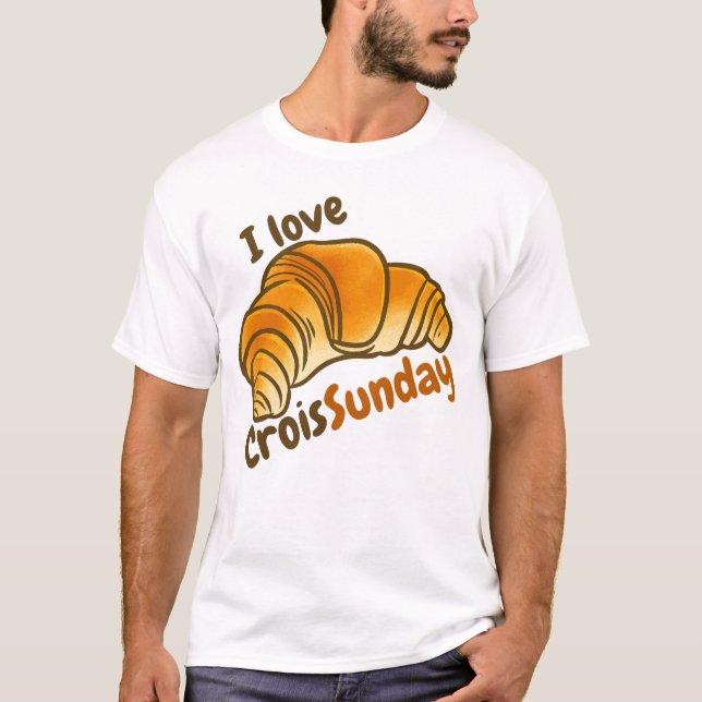 T-shirt Personnalisable J'aime CroisSunDay (Devant)