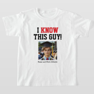 T-shirt Personnalisable Je Connais Ce Type Diplômé