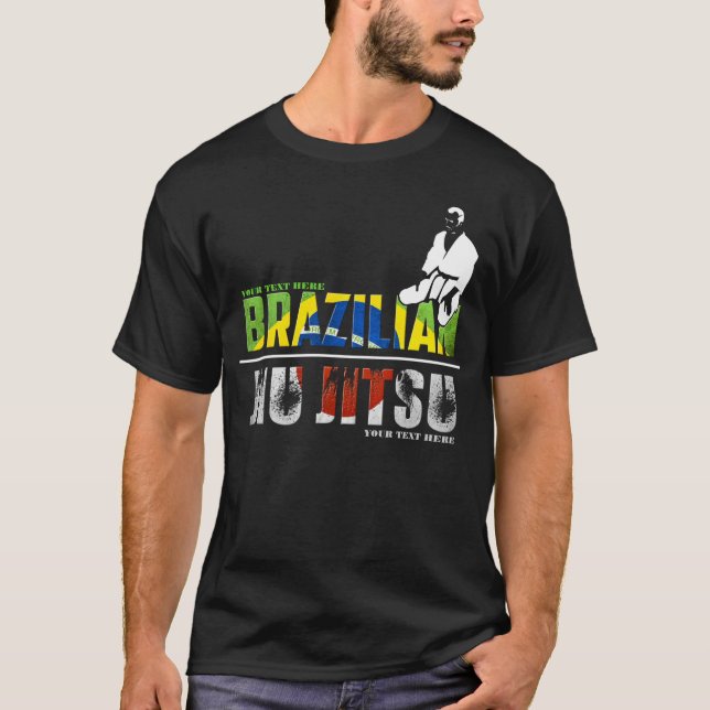 T-shirt Personnalisable Jiu-Jitsu Brésilien (Devant)