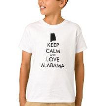Personnalisable KEEP CALM et LOVE ALABAMA