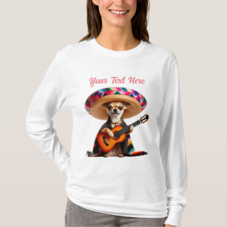 T-shirt Personnalisable Mariachi Chihuahua Serenade
