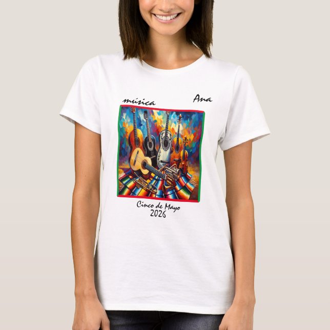 T-shirt Personnalisable "Musica" (Devant)