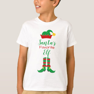 T-shirt Personnalisable Père Noël Noël Elf