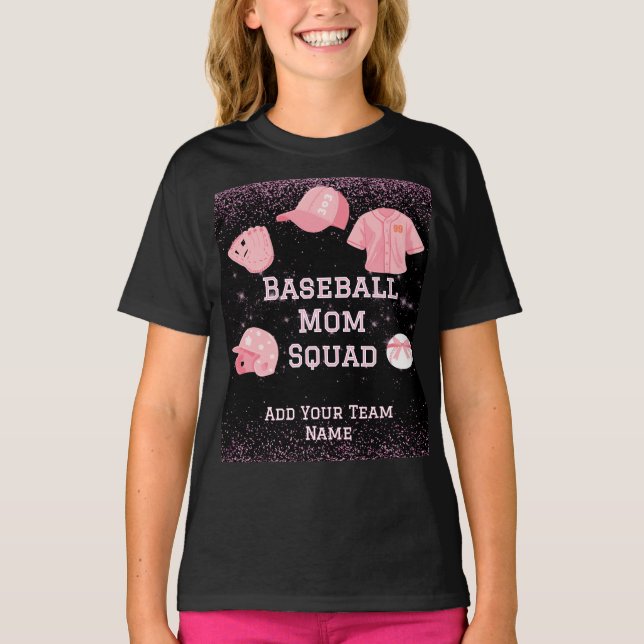 T-shirt personnalisable pour filles de l'équipe de (Devant)