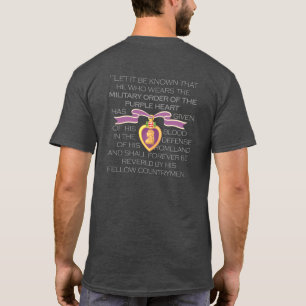 T-shirt Personnalisable "PURPLE HEART RIBBON"