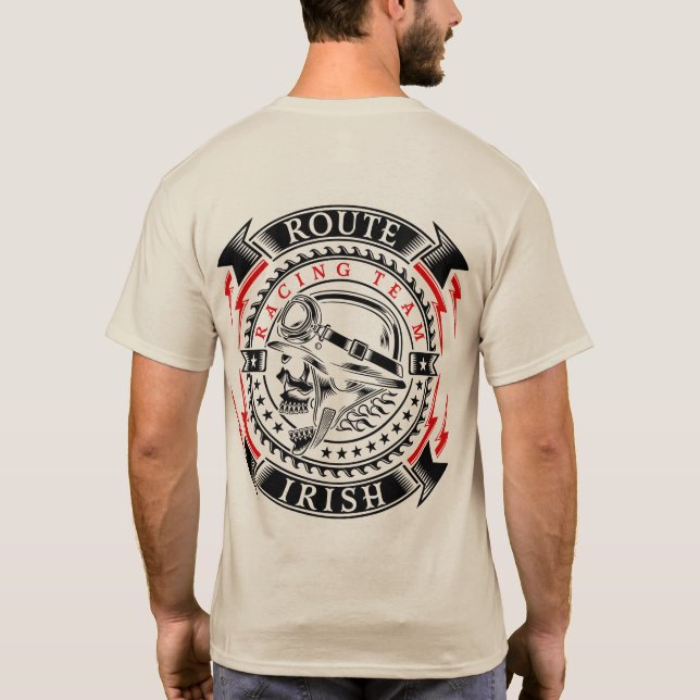 T-shirt Personnalisable "ROUTE IRLANDAIS RACING TEAM 2" (Dos)