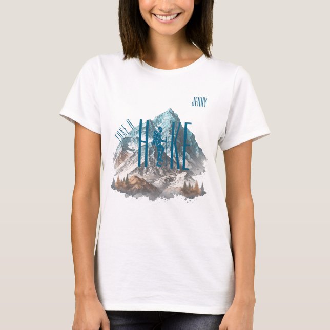 T-shirt Personnalisable "Take A Hike" (Devant)