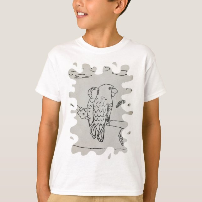 T-shirt Personnalisation du dessin des enfants (Devant)