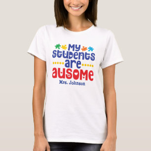 T-shirt Personnalisation d'un enseignant d'autisme