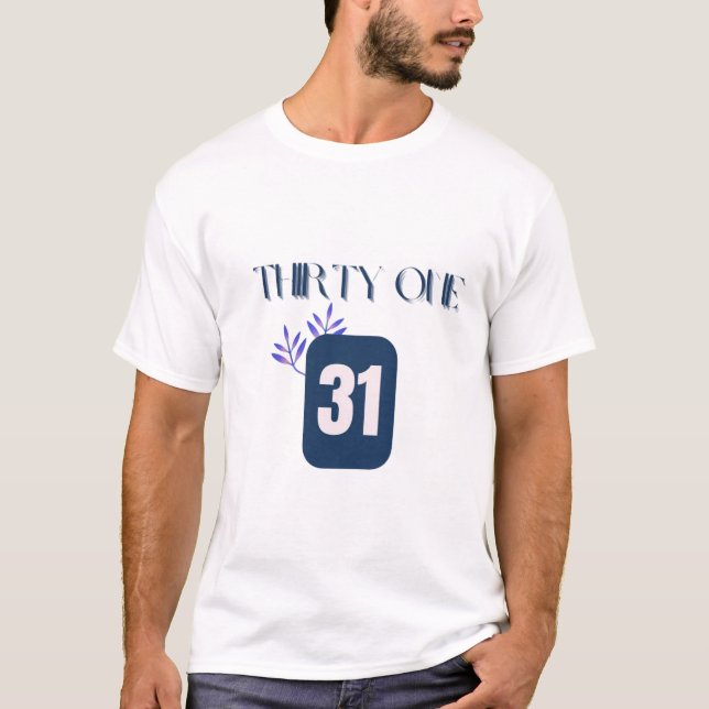 T-shirt personnalisé 31 numéros (Devant)