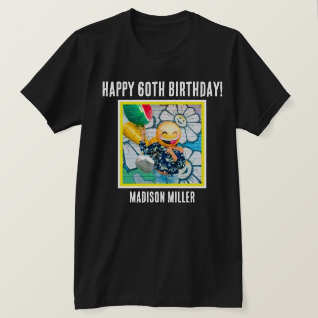 T-shirt personnalisé 60e anniversaire (Design devant)