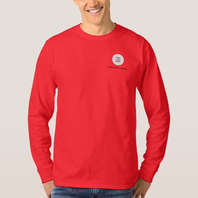 T-shirt Personnalisé Ajouter le logo de téléchargement ici (Devant)