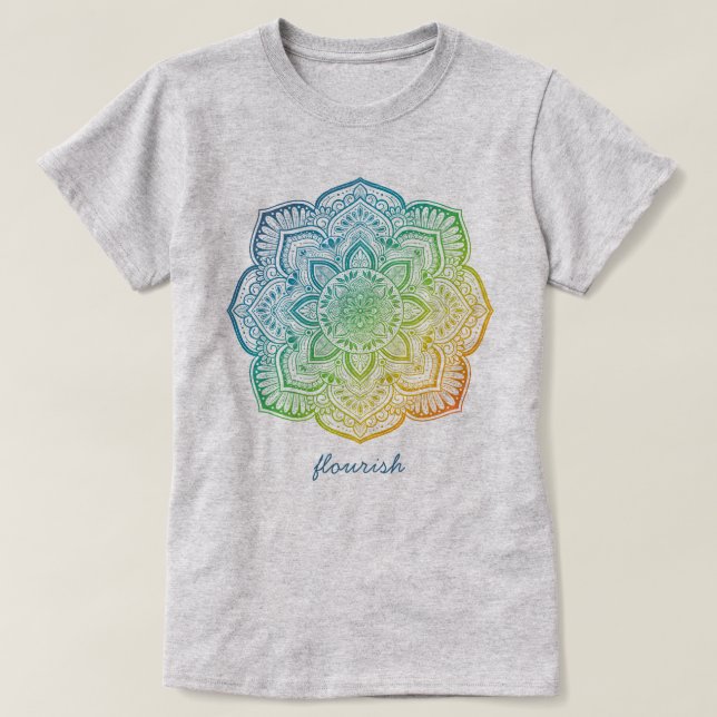 T-Shirt Personnalisé Aki Mandala (Design devant)