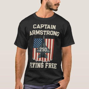 T-shirt personnalisé America 250 Jet Fighter - Éta