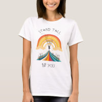 Personnalisé, Arc-en-ciel, Yoga, Pose d'arbre, Pos