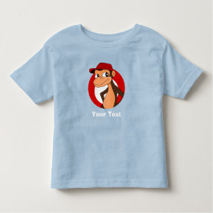 T-shirt personnalisé avec dessin animé de singe
