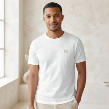 T-Shirt personnalisé avec initiale