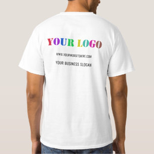 T-Shirt personnalisé avec le texte du logo de votr