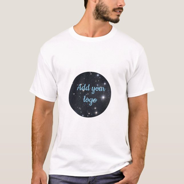 T-shirt personnalisé avec logo d'entreprise et cod (Devant)