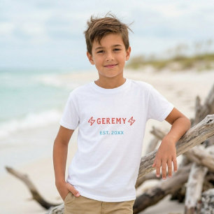 T-Shirt Personnalisé avec Nom pour Adolescents Uni