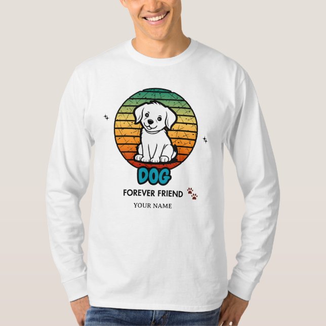 T-Shirt Personnalisé avec Nom & Texte Éditable – P (Devant)
