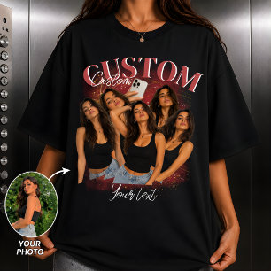 T-shirt personnalisé avec photo de visage pour ann