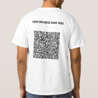 T-shirt personnalisé avec QR code personnalisé et