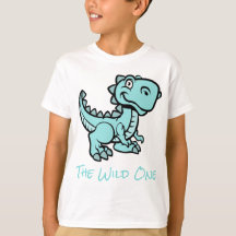T-shirt personnalisé avec T Rex sarcelle