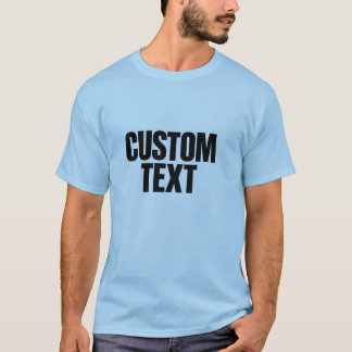 T-shirt personnalisé avec texte, Chemise avec nom